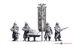 Astra Militarum Death Korps of Krieg Корпус Смерти Крига 1шт. миниатюра для dnd, днд, pathfinder, фентези, Настольная игра, НРИ, Варгейм, РПГ