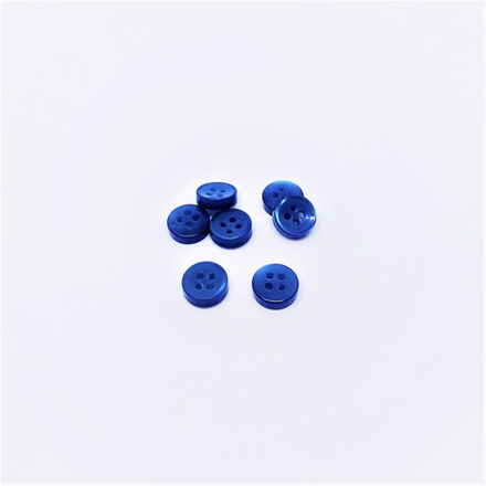 Пуговицы №560, 9мм, цв.синий (CX K-46)