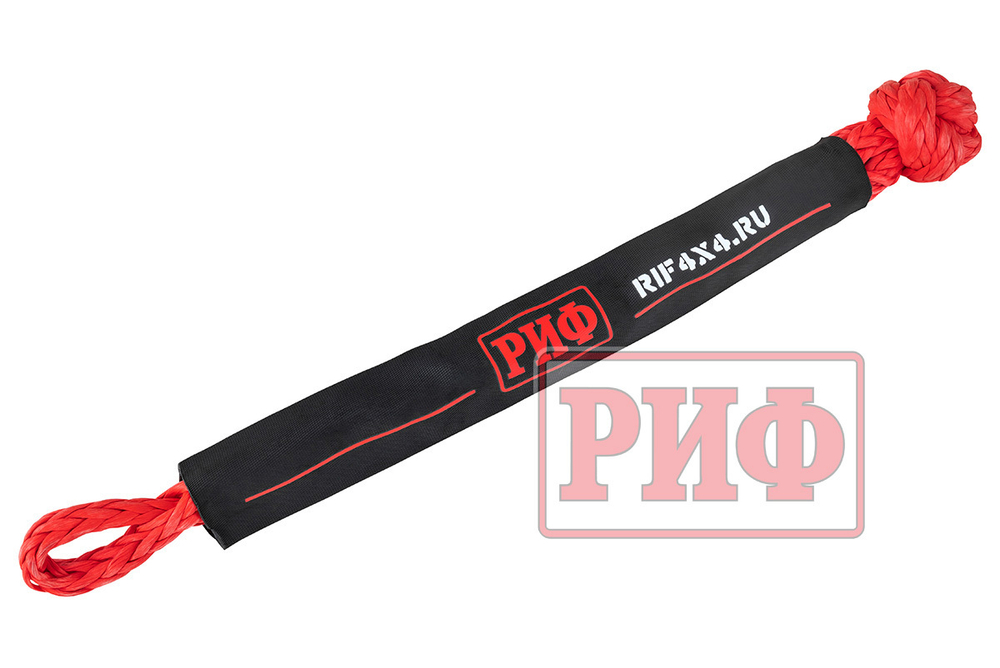 Софт-шакл 7 мм, красный РИФ