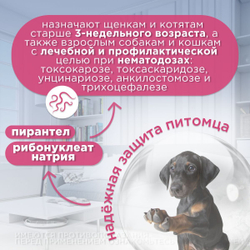 Суспензия АВЗ ДИРОНЕТ джуниор для щенков и котят, 15мл