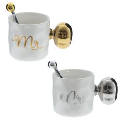 GAEM Кружка с ложкой, 300 мл, L14 W9 H8,5 см, 2в.