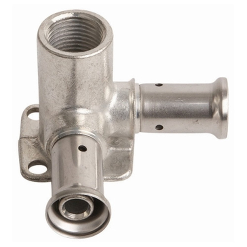 Водорозетка HENCO угловая ВР латунь пресс, 16x1/2"x16 (52 мм)