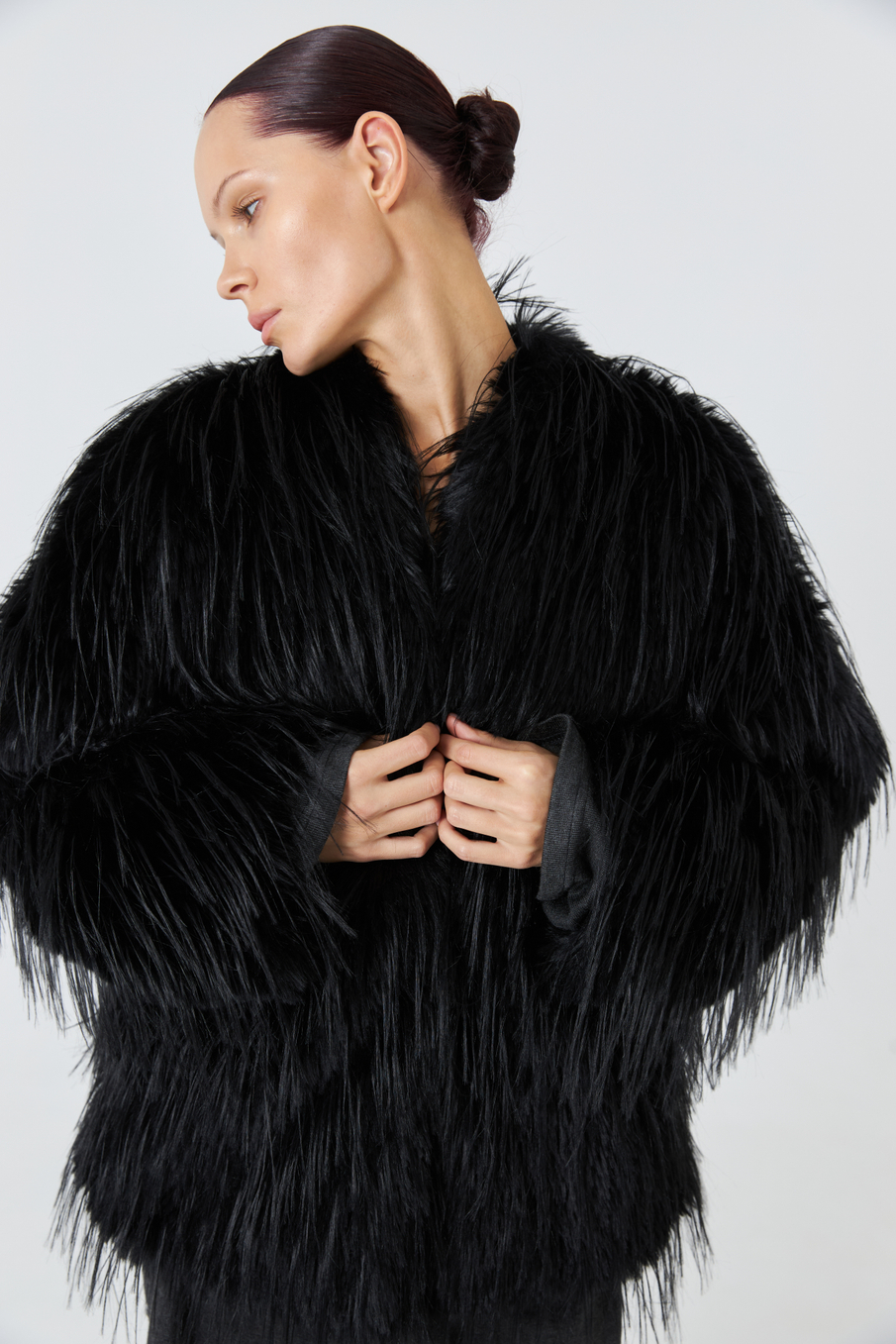 Комплекс шуба short с шапкой