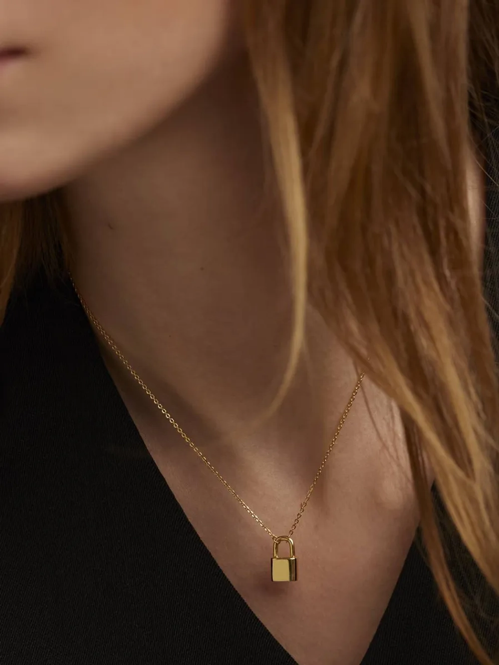 Колье Bond серебро 925 пробы покрытое золотом