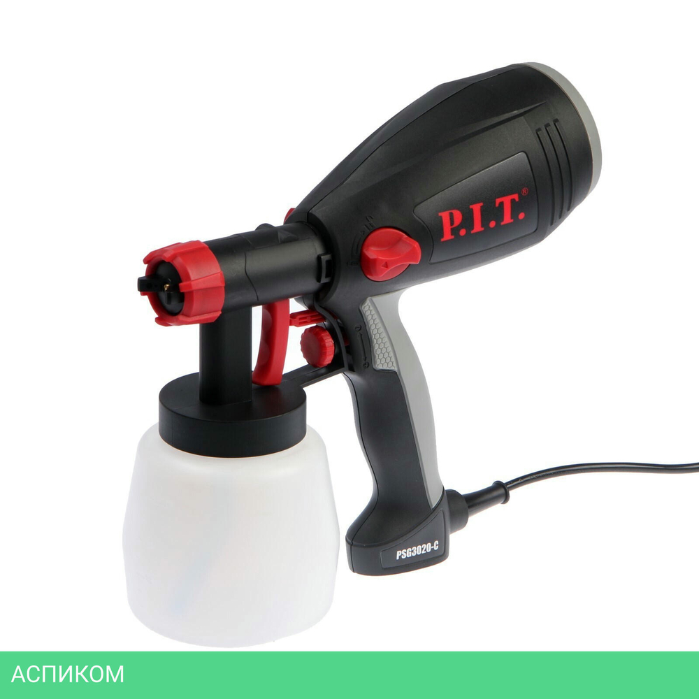 Электрический краскораспылитель P.I.T PSG3020-C