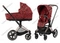 Детская коляска Cybex Priam IV 2 в 1 Rockstar шасси Rosegold