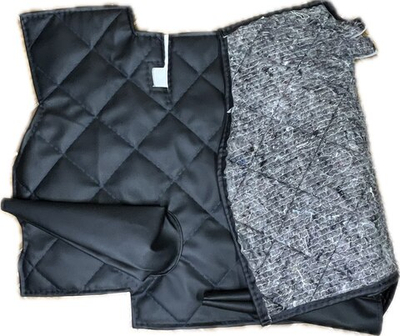 Коврик под рычаги КПП УАЗ 452, 3303 (синяя нить ромб)