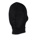Черная глухая маска на голову (Цвет: черный)