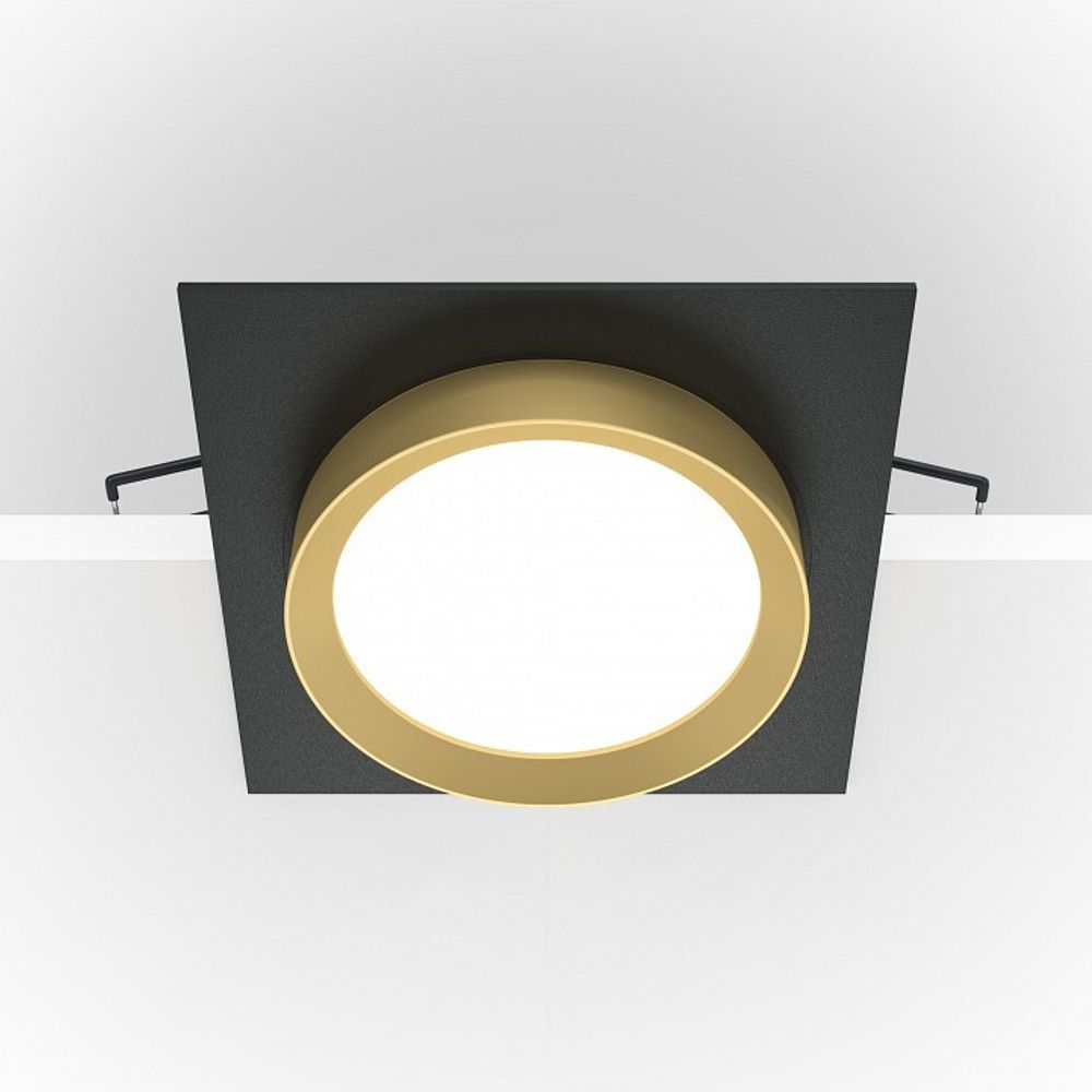 Встраиваемый светильник Maytoni Hoop DL086-GX53-SQ-BG