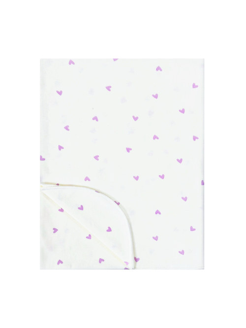 Пеленка Сердечки lavender