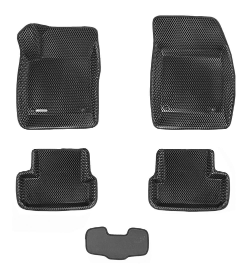 Коврики салона для CHEVROLET Cruze (2009-2015) Euromat 3D EVA черные Арт EM3DEVA-001504