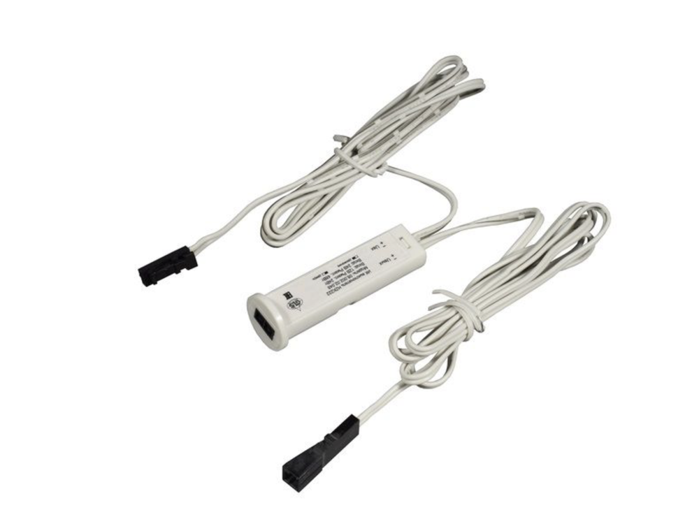 Датчик универсальный на препятствие/взмах руки, 12-24V 24/48W, белый