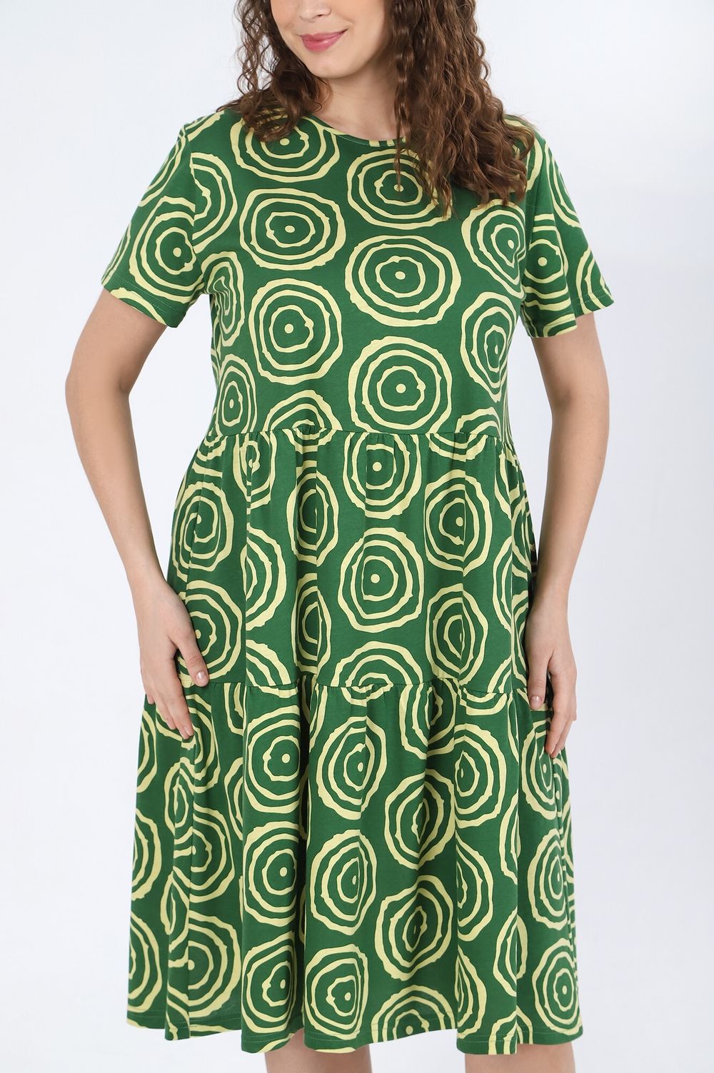 Платье Лабиринт-1 Виотекс ЗЕЛЁНЫЙ