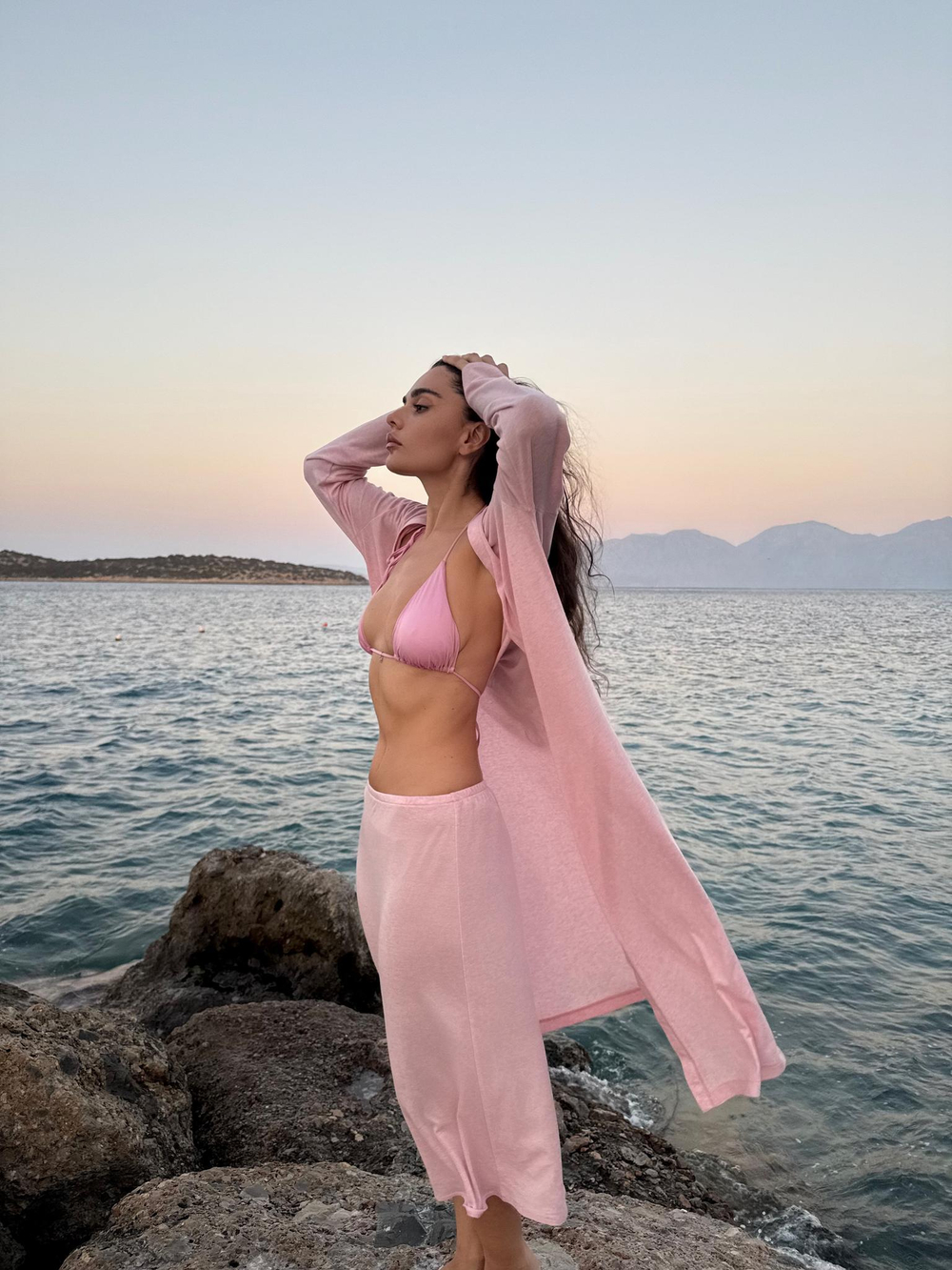 Кардиган Роза, Розовый