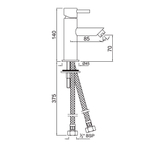 Jaquar, Смеситель для раковины Florentine, 1-рычаж., Хром FLR-CHR-5025B