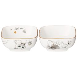 НАБОР САЛАТНИКОВ КВАДРАТНЫХ LEFARD "WONDERLAND" 2 ШТ. 8*4 СМ 100 МЛ (КОР=36НАБ.)