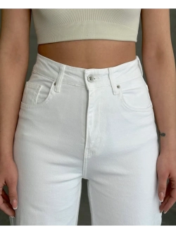 Джинсы широкие летние посадка WIDE LEG (Вайд лег)