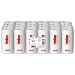 Бумажные полотенца в рулонах Veiro Professional Premium белые двухслойные (24 рулона х 15 метров)