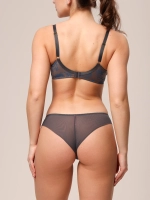 Трусы Zebra бразилиана (принт/графит)