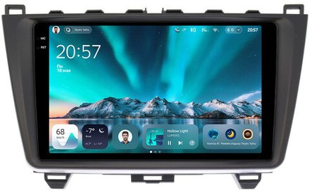Магнитола для Mazda 6 GH 2007-2012 - Teyes CC4 монитор 9.2" 2K QLED на Android 14, Snapdragon 680, DSP, CarPlay, 4G SIM-слот