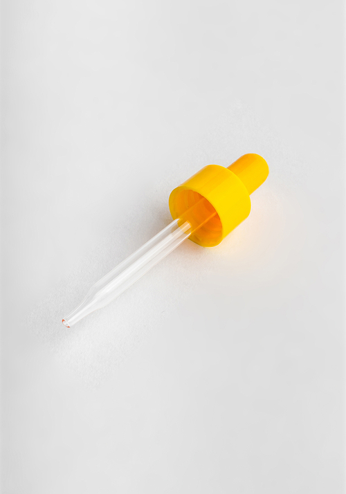 Пипетка оранжевая с оранжевой грушей 18/410