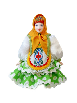 Кукла фарфоровая Русская Матрёшка