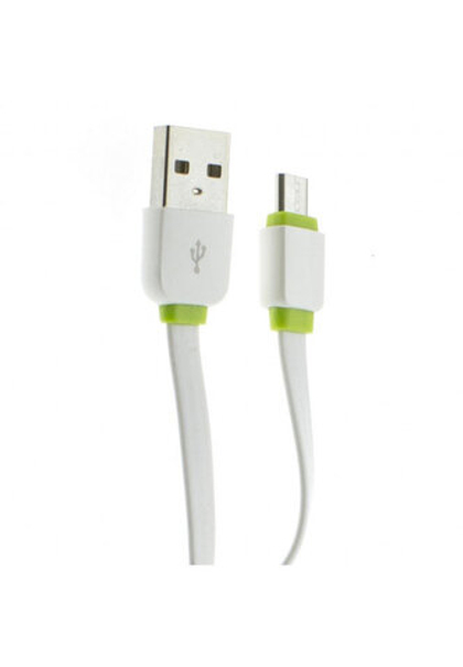 USB cable micro 1m MY-445 2.1А EMY white