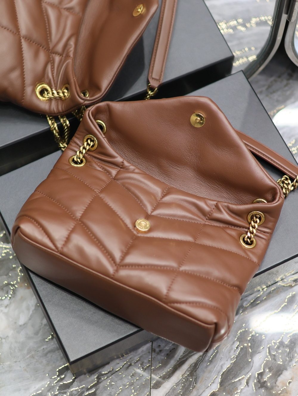 Saint Laurent Loulou Puffer Bag 29 cm