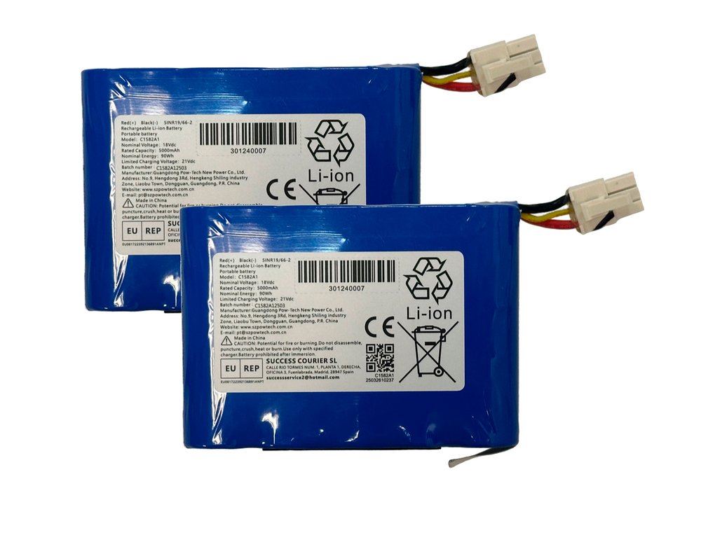 Аккумуляторы ANTHBOT для Genie 3000 (комплект оригинальных АКБ 2× 5000 mAh)
