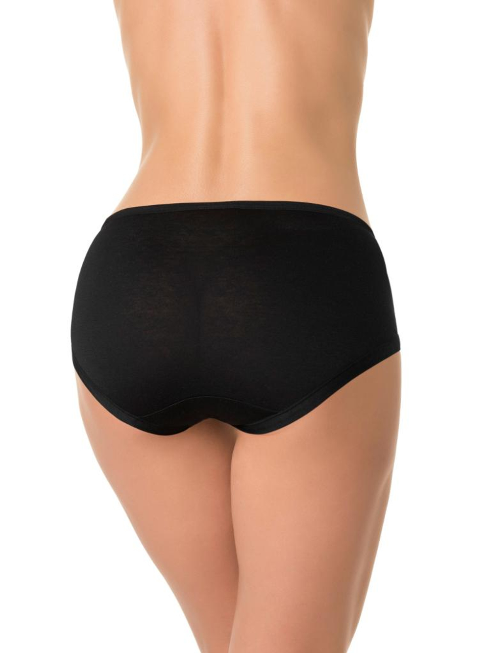 Хлопковые трусики-шорты со средней посадкой (Размер: XXL) (Цвет: грязно-розовый)