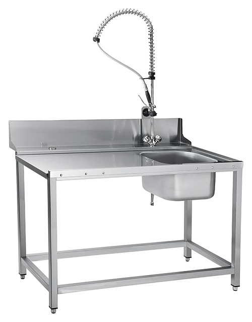 Стол предмоечный Abat СПМП-7-4 с душирующим устройством