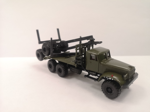 КрАЗ 255 Л с роспуском для труб (баллонные покрышки), арм. H0 1:87