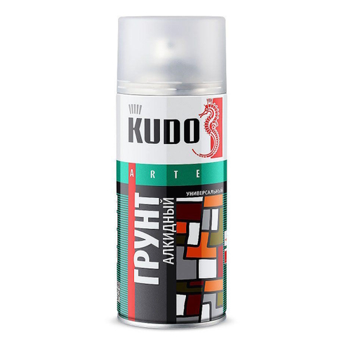 Грунт аэроз. KUDO алкид.  белый  520мл