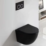 Унитаз подвесной CeruttiSpa TICINO Aria MB CT8918 черный матовый, черный матовый