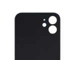 Задняя крышка для iPhone 12 Синий (стекло, широкий вырез под камеру, логотип)