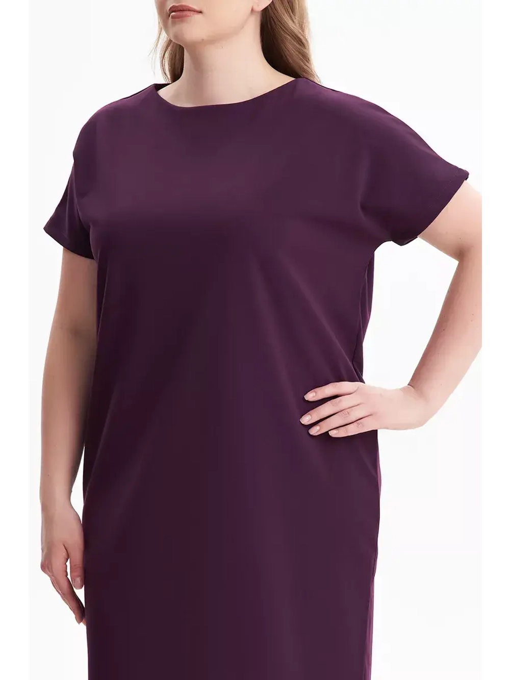 Платье базовое из крепа