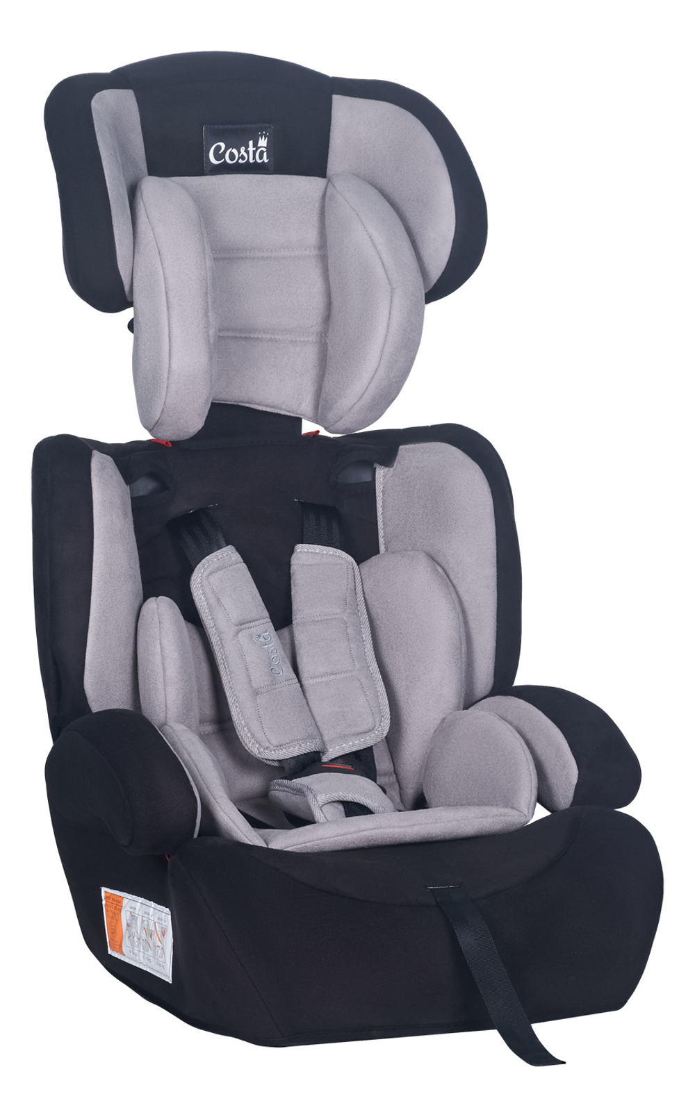 Автокресло детское YB702A (серо-черный велюр/Grey/black velour, YB702Agbv)