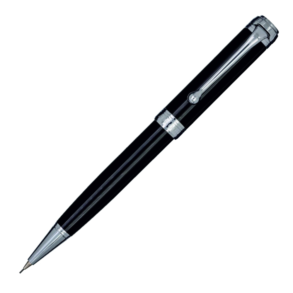 Механический карандаш Aurora Talentum Resina Black CT, в подарочной коробке