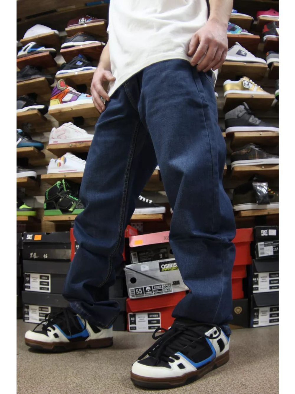 Джинсы прямые широкие трубы от Savitar Shoes Company