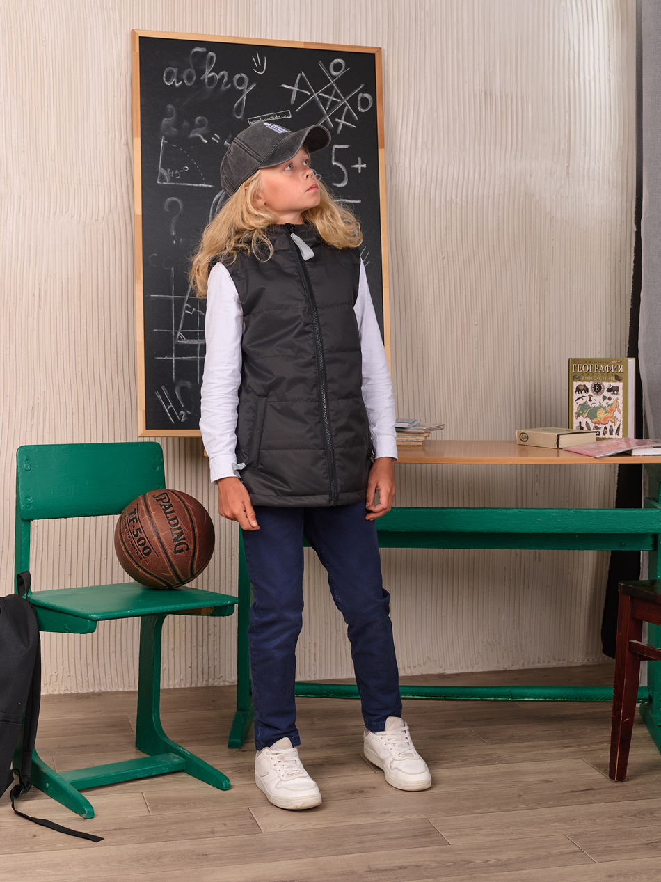Жилет детский  SCHOOL черный