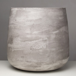 Кашпо Concretika Conus D40 H80 Concrete Grey Light
