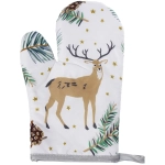 Прихватка в наборе с варежкой «Северный Олень», 17,5*17,5 см и 27*17 см