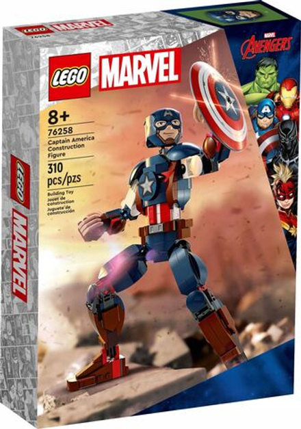 Конструктор LEGO Super Heroes Сборная фигурка: Капитан Америка 76258