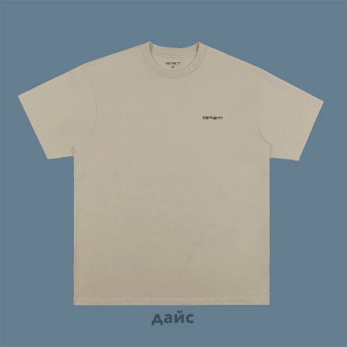 Футболка мужская Carhartt WIP Script Embroidery артикул:I030435_wall - купить в магазине Дайс