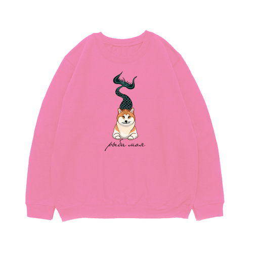 Свитшот "Акита - рыба моя"