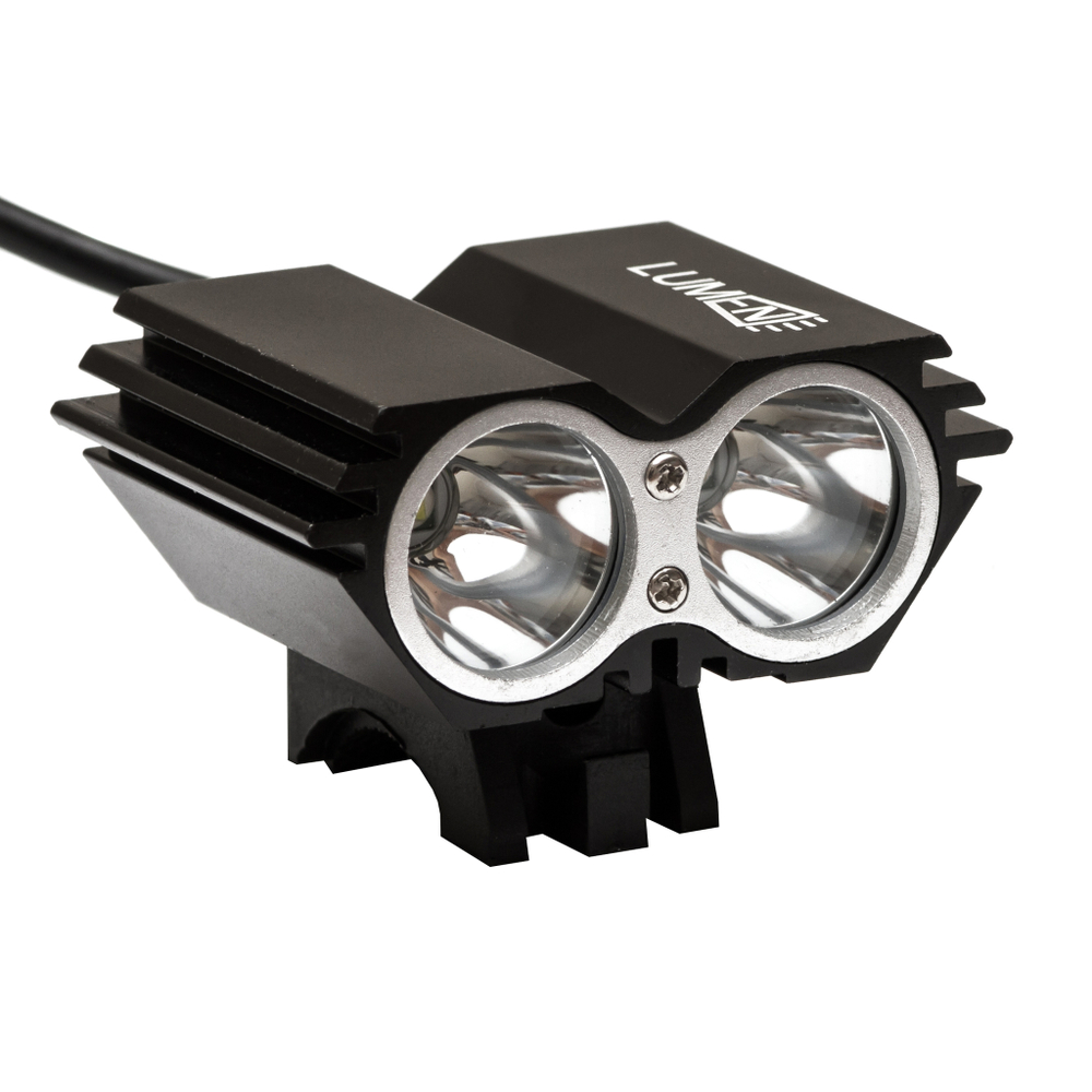 Фонарь передний Lumen 302, 2000 lumens, 2 Cree XML-T6 черный