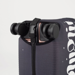 Чехол на чемодан 24", цвет чёрный, 7488349