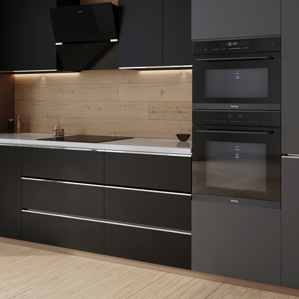 Электрический духовой шкаф с функцией СВЧ Korting OKB 1340 GNBX MW фото 7