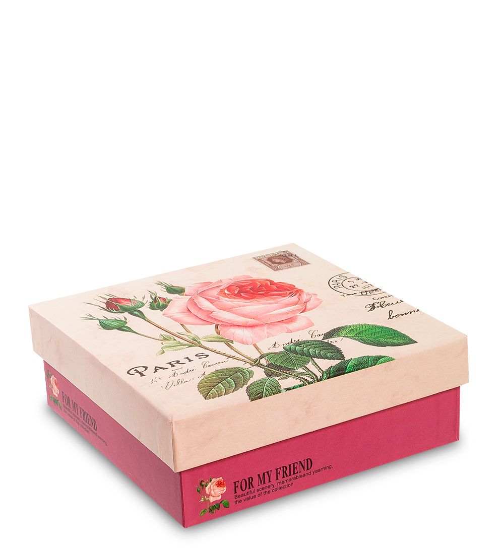 Packing Symphony WF-35/2-B Коробка «Квадрат» цв.бордов./беж.