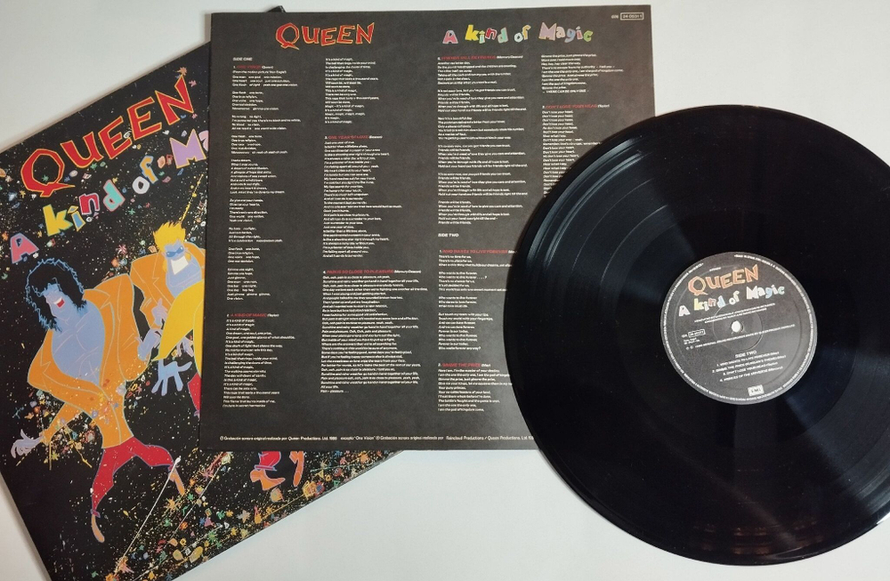 Винтажная виниловая пластинка LP Queen A Kind Of Magic (Spain 1986)